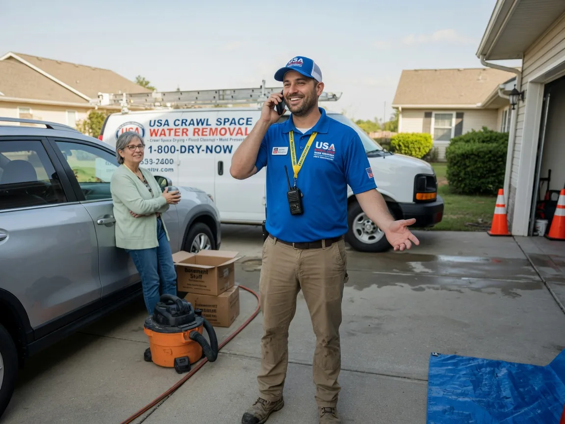 Crawl Space Water Removal Chamois, MO FAQs